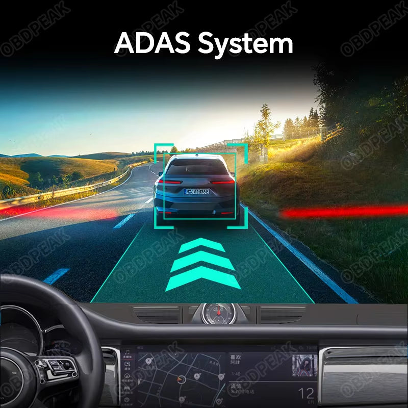 4-Channel Mirror Dashcam