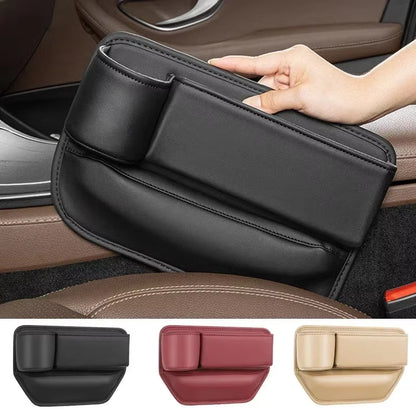 Leather Car Seat Gap Organizer