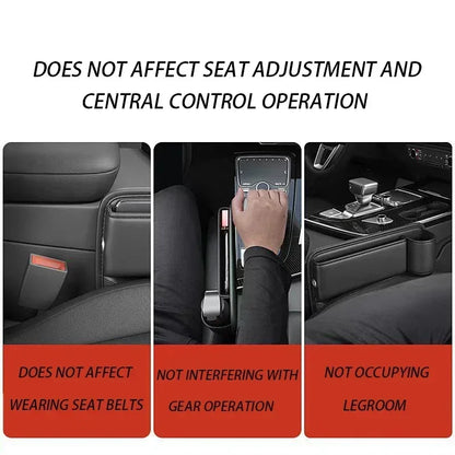 Leather Car Seat Gap Organizer