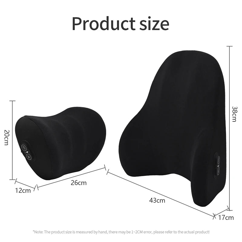 Car Headrest & Lumbar Support Massager